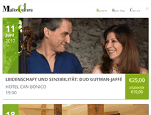 Tablet Screenshot of mallorca-cultura.com